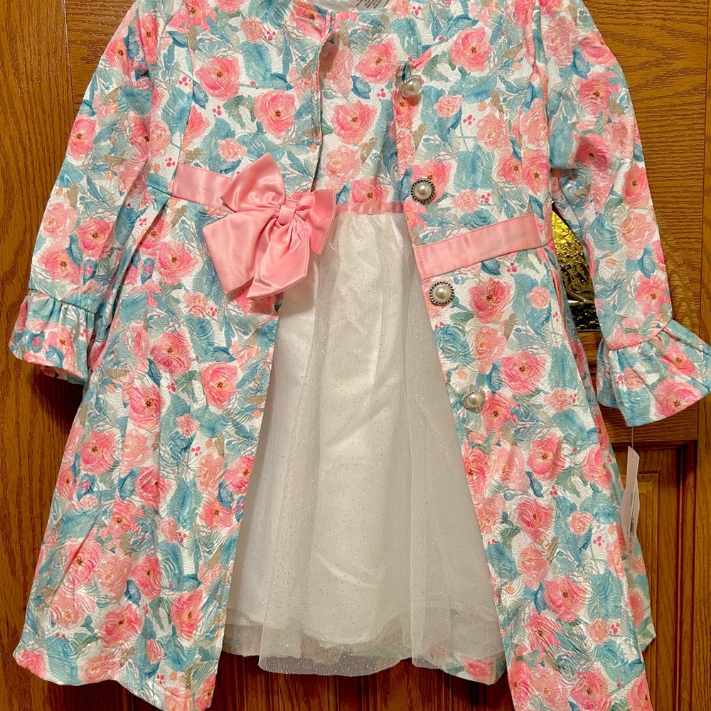 Gorgeous 2 piece Floral dress for girls